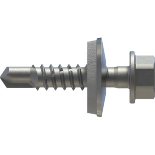 RP-r-3H Bohrschraube 6-kt. 5,5 x 25 VG SW 8 A2/Bimetall E16 | Alu- und Stahlprofilblech auf Stahl-UK 