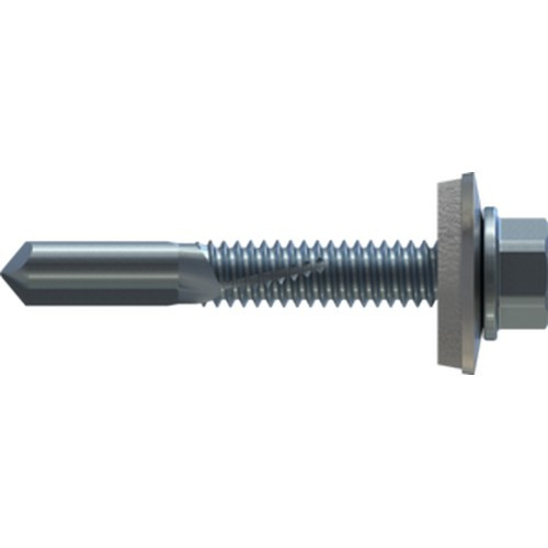 RS-K12 Bohrschraube 6-kt. 5,5x38 VG SW 8 Stahl verz.blau S16