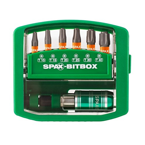 SPAX-BITBOX T-STAR PLUS (5x Box á 6 BITS+ 1 Bithalter)