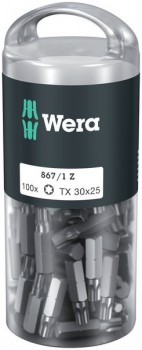 WERA 867/1 Z  1/4" Bit L25mm Torx30   DIY-Box à 100