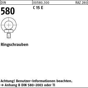 DIN 580 Ringschraube C15E M 33