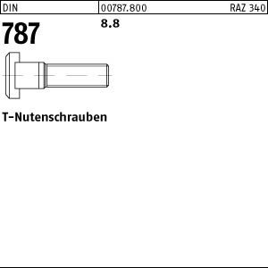 DIN 787 T-Nutenschrauben 8.8 8 M 8 x 32