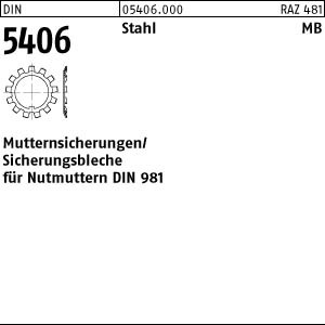 DIN 5406 MB 9 für DIN 981 M 45 x 1,5
