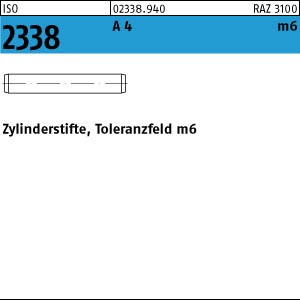 ISO 2338 A4   Zylinderstift   6 m6 x 20