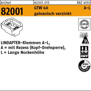 LINDAPTER GT A LM 20 galv. verzinkt, lang ***