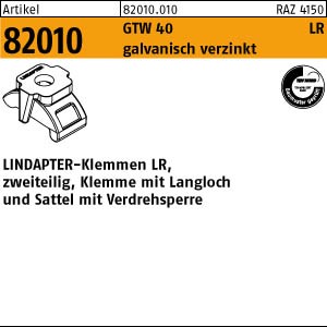 LINDAPTER GT LR M 24 gal. verzinkt, 2 Teile