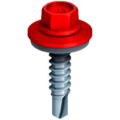 EJOT®  JT3-2H-Plus-5,5x25-E16  RAL3000 - feuerrot Sonder