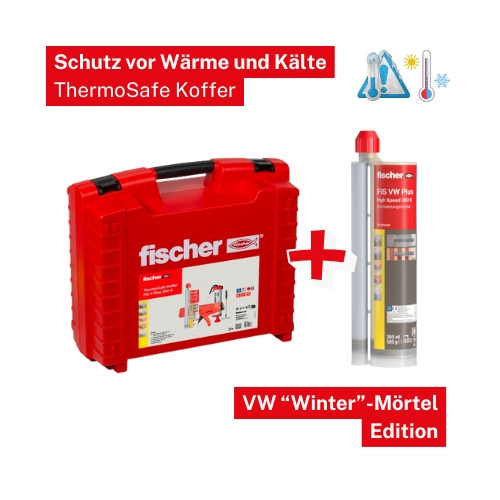 Fischer Thermosafe Koffer inkl. VW "Winter"-Mörtel uvm.