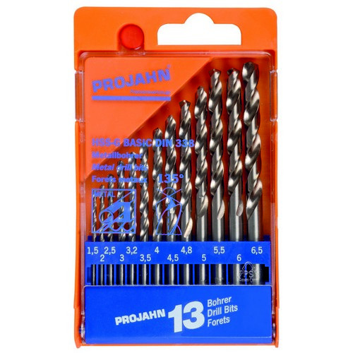 Kunststoffkassette HSS-G BASIC 13tlg 1,5-6,5/0,5 + 3,2 +4,8
