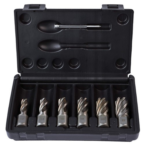 WELDON Kernbohrer-Set HSS-Co 5% 7-tlg. 