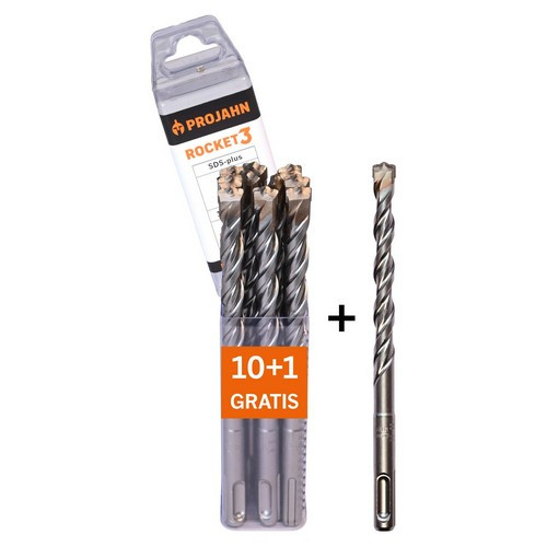 Hammerbohrer ROCKET 3 SDS-plus 10x160mm 11er Pack