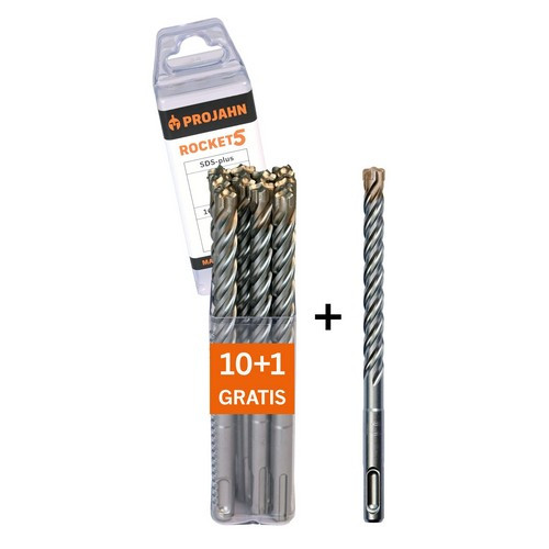 Hammerbohrer ROCKET 5 SDS-plus 10x160mm 11er Pack