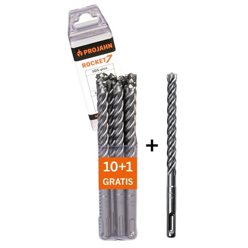 Hammerbohrer ROCKET 7 SDS-plus 6x115 mm 11er Pack