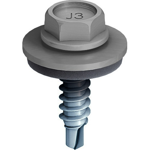 EJOT®  JT3-2H-4,8x19 E14 RAL 9006 - weissaluminium