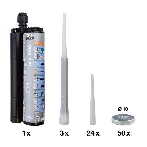 HECO MULTI-MONTI-plus Seismik-Kit Ø 10 mm
