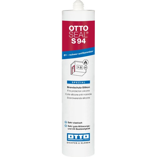 OTTOSEAL-S-94 310ML -B1 Brandschutz-Silicon - C02 GRAU