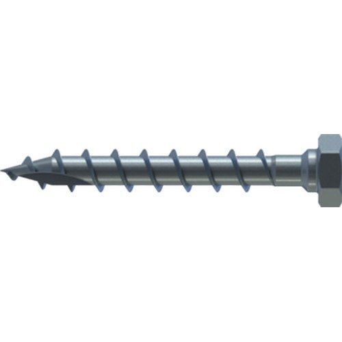 HBS 6-kant 8,0 x 60 VG TX 40 / SW 12, Stahl verz. blau