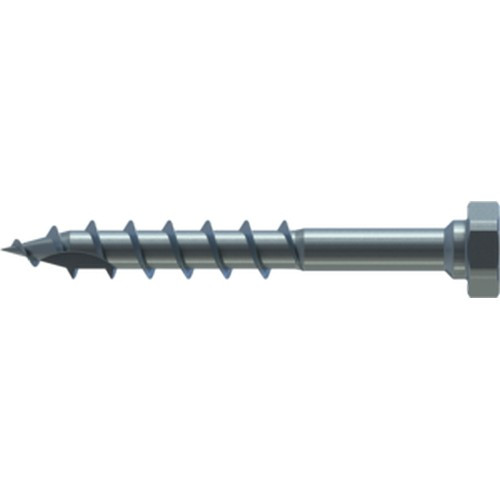 HBS 6-kant 12,0 x 100 TG TX 40 / SW 17, Stahl verz. blau