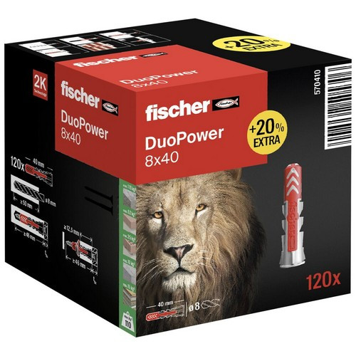 Fischer DuoPower 8x40 Löwe+20%