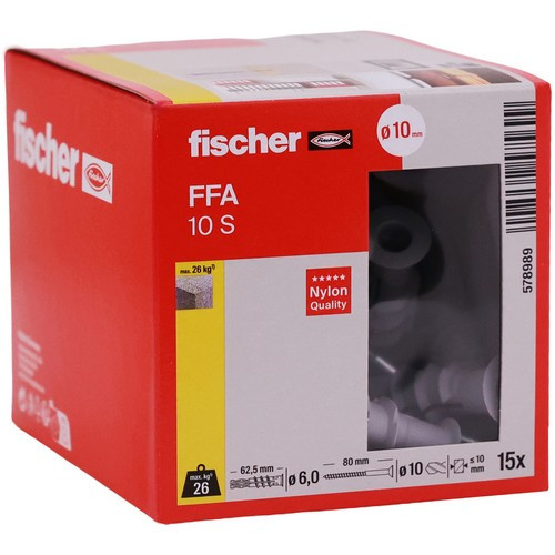 Fischer Porenbetondübel FFA 10 S - mit Schraube