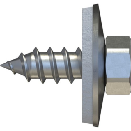 FABA-A Gewindef.Schraube 6-kt. 6,5 x 32 VG SW 3/8" A2 E22