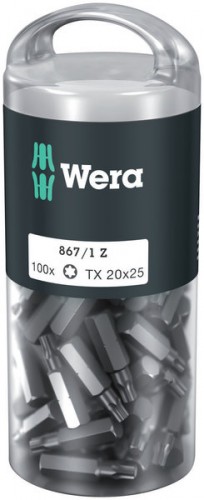 WERA 867/1 Z  1/4" Bit L25mm Torx20   DIY-Box à 100