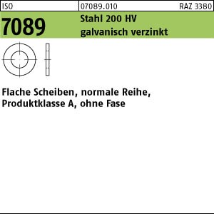 ISO 7089 U-Scheibe 200 HV 27 (28 x 50 x 4 ) ,  gvz