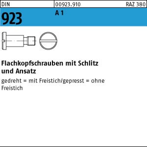 DIN 923 1.4305  Flachkopfschraube  M 6 x 10 rostfrei A 1