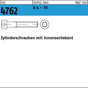 ISO 4762 A4 -70  Zylinderschraube M 5 x 20