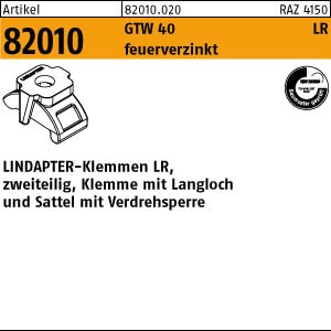 LINDAPTER GT LR M 24 feuerverzinkt, 2 Teile
