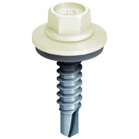 EJOT®  JT3-2H-Plus-5,5x25-E16  RAL9010 - reinweiss Sonder