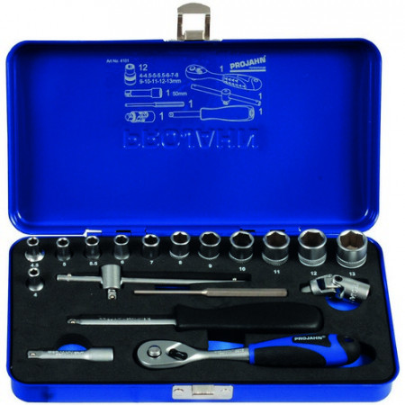 1/4" Xi-on Werkzeugkoffer, 18-tlg.