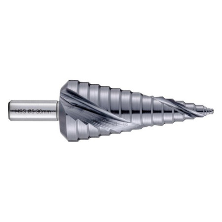 PROSTEP Stufenbohrer mit Spiralnut HSS-G TiAlN / Art. 76200