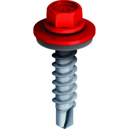 EJOT®  JT3-2-6,5x50-E16  RAL3000 - feuerrot Sonder