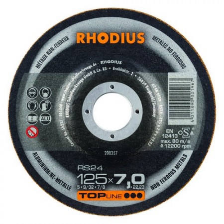 RHODIUS Schruppscheibe RS 24  7,0mm für Aluminium