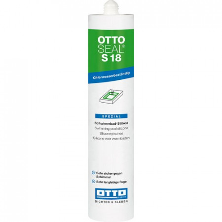 OTTOSEAL-S-18 310ML  - Schwimmbad-Silicon - C01 WEISS