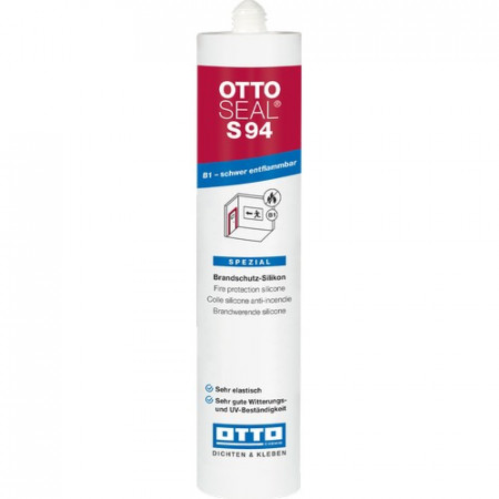 OTTOSEAL-S-94 310ML -B1 Brandschutz-Silicon - C01 WEISS