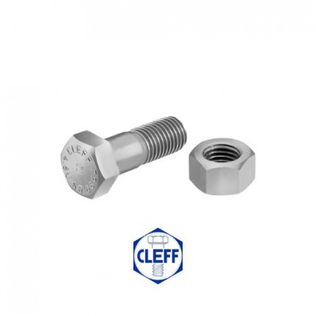 CLEFF ISO 4014 8.8U CE Mu M 20 x 100 tZn SB nach EN 15048 tZ