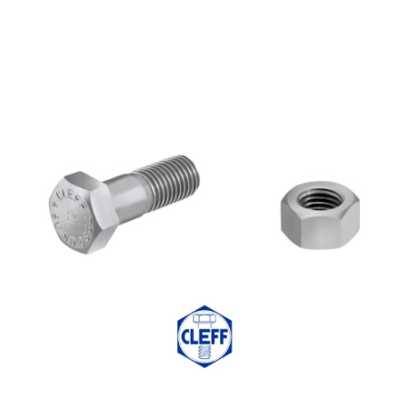 CLEFF ISO 4014 8.8U CE Mu M 20 x 120 tZn SB nach EN 15048 tZ