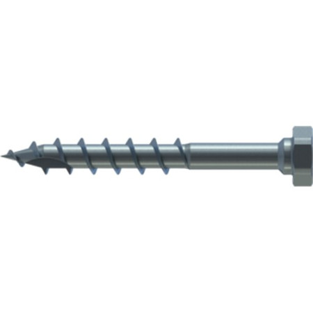 HBS 6-kant 12,0 x 100 TG TX 40 / SW 17, Stahl verz. blau