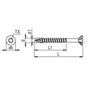RETINOX® 4 plus  | VHF Holzschraube | Holz-Holz-Befestigung in stark korrosionsbelasteten Bereichen 