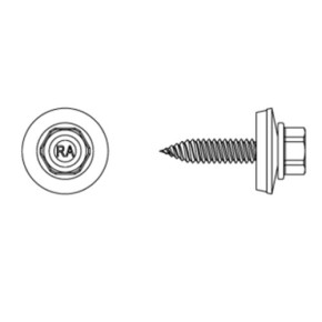 RP-T2  4,5x22 - Stoßverbindungsschraube A2/Bimetall