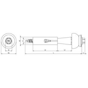 DSH-2-A Abstandsset auf Holz-UK | Komplettpaket für Lichtplattenbefestigung