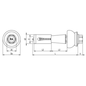 DSH-2-Z Abstandsset auf Stahl-UK | Komplettpaket für Lichtplattenbefestigung
