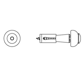 DSH-2-A Abstandsset auf Holz-UK | Komplettpaket für Lichtplattenbefestigung