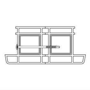 SFS Kopplungschraube für PVC armiert SPC4/43-5,5x105-GS