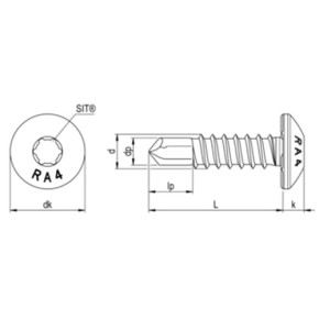 RV4-r-FK-X Kreuzverb.schr. Alu Flach-RK 5,5x20 VG SIT®25  A4