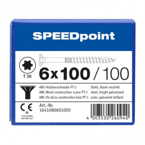 ABC-Mehrzweckschraube SPEEDpoint -SK- T-30 TG vz 6x100/52