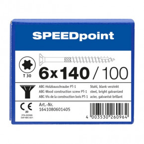 ABC-Mehrzweckschraube SPEEDpoint -SK- T-30 TG vz 6x140/75