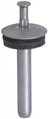 Niro-Nagelpilz (Hammerschlagniet) mit Dichtung  4,8mm